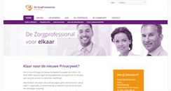Desktop Screenshot of dezorgprofessional.nl