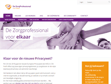 Tablet Screenshot of dezorgprofessional.nl